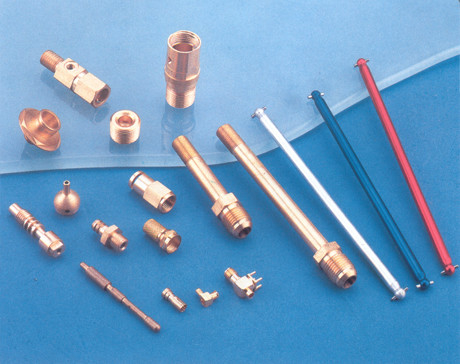 Cnc Turned Components Copper Pump Connector And Shaft CNC Lathe Machining