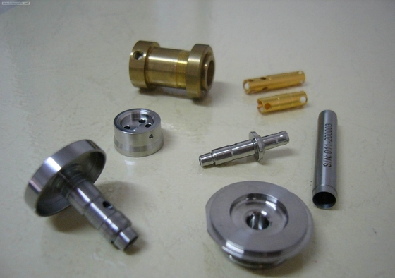 Copper Precision CNC Turning Parts Machining for Pump Connector and Shaft