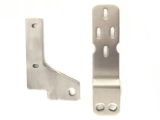 Brushing Finish Sheet Metal Stamping Parts Stainless Steel Support Brackets