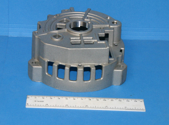 Motor Shell Cover Aluminium Die Casting Heat Treatment High Precision