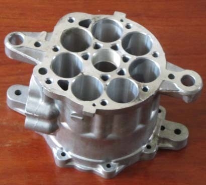 A380 Aluminum Die Casting Parts Zinc Motor Pump Base High Accuracy