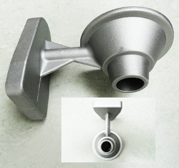 Custom Zinc Aluminium Die Casting Holder And Fan Powder Coating Finish