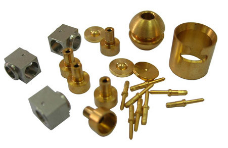 H59 Brass CNC Turning Parts / Brass Cnc Machining Parts Chrom Plated Surface